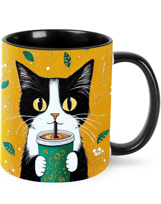 Giraffe Coffee Mug 11 OZ Ceramic Tea Cup Women Men Gifts Office Home Microwaveable & Dishwasher Safe Christmas Birthday