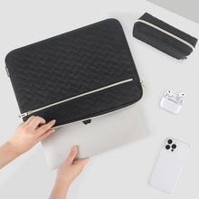 DOMISO 15.6 inch Laptop Sleeve for MacBook Air M3 15 inch Laptop Case 15.6 inch Compatible with MacBook Air 15 inch Plus 15 MacBook Pro Protective Computer Sleeve 15 inch with Small Case,Black