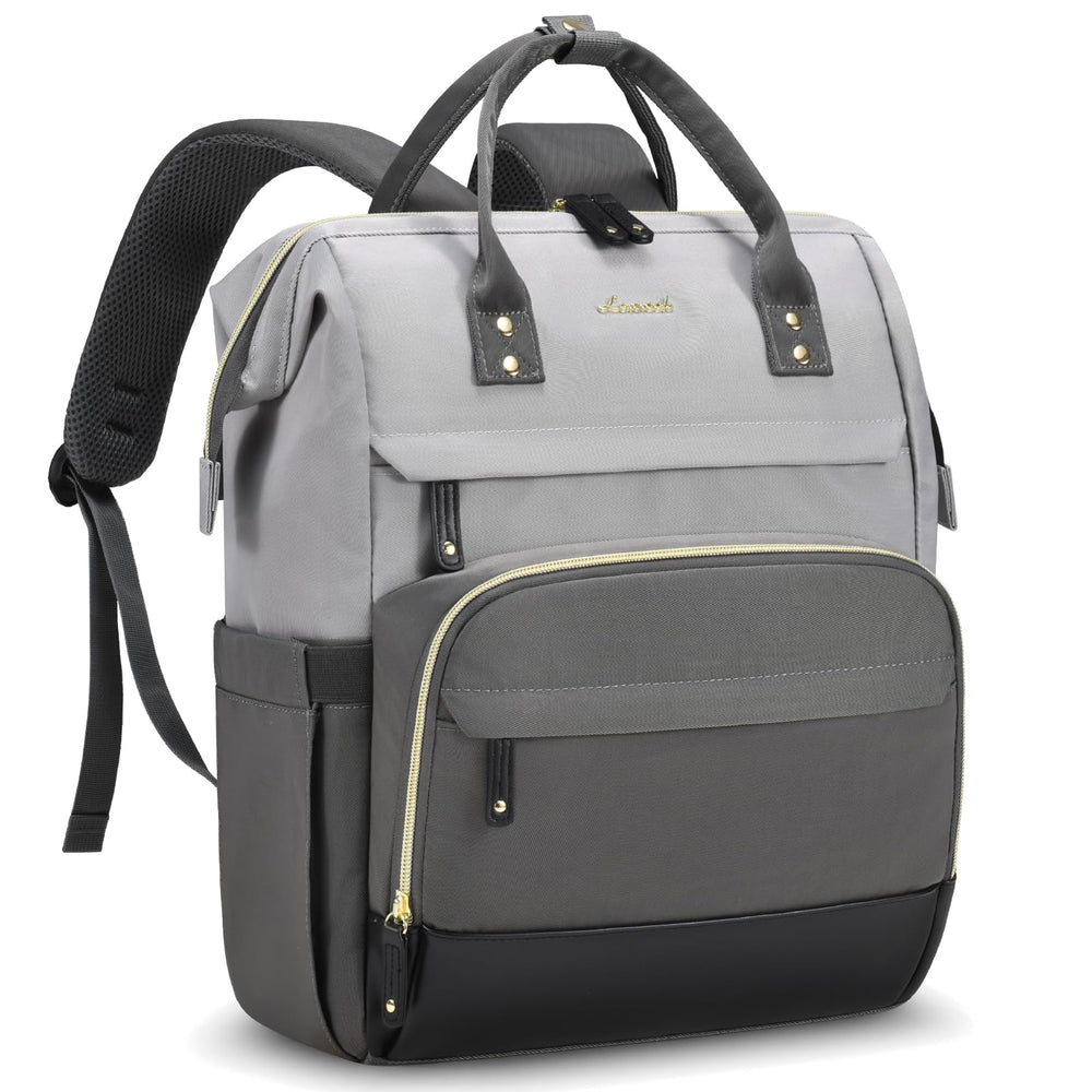 LOVEVOOK Laptop Backpack for Women, 15.6 Inch Work Business Backpacks Purse With Large Capacity, Waterproof Nurse Bag College Bookbag for School, Waterproof Casual Daypack for Travel