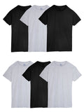 Black/Grey - 6 Pack