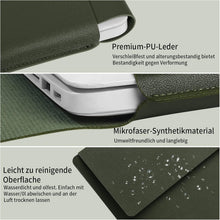 13.3-14" Laptop Sleeve, Padded Case, Thin Portable Versatile Bag Compatible With 2022 Pro 14 inch/2015 Pro 13.3 inch/2015 Air 13.3 inch (Dark Green)