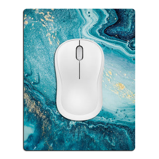 Small Mouse Pad 3 Pack, Mini Mouse Pads for Wireless Mouse and Laptop Computer, Portable Mousepad with Non-Slip Rubber Base & Waterproof Surface - Black -5.5 x 7 in