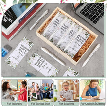 Dunzoom 50 Sets Welcome Back to School Gifts Include Greeting Cards and Inspirational Ballpoint Pens First Day of School Stationery Set for Teachers Students Reward Supplies(Paper,Classic Style)