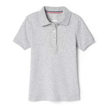 French Toast Girls' Short Sleeve Picot Collar Polo School Uniform Shirt (Standard and Plus)
