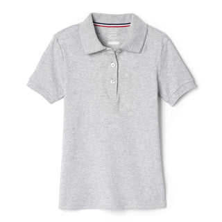 French Toast Girls' Short Sleeve Picot Collar Polo School Uniform Shirt (Standard and Plus)