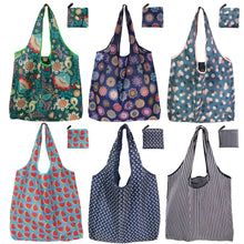 Reusable Grocery Bags, 6 Pack 50Lbs Foldable Fashion Washable Shopping Bags, Large Boho Tote Bags For Groceries, Bulk Market Cloth Storage Bags, Utility Aesthetic Personalized Gifts For Women