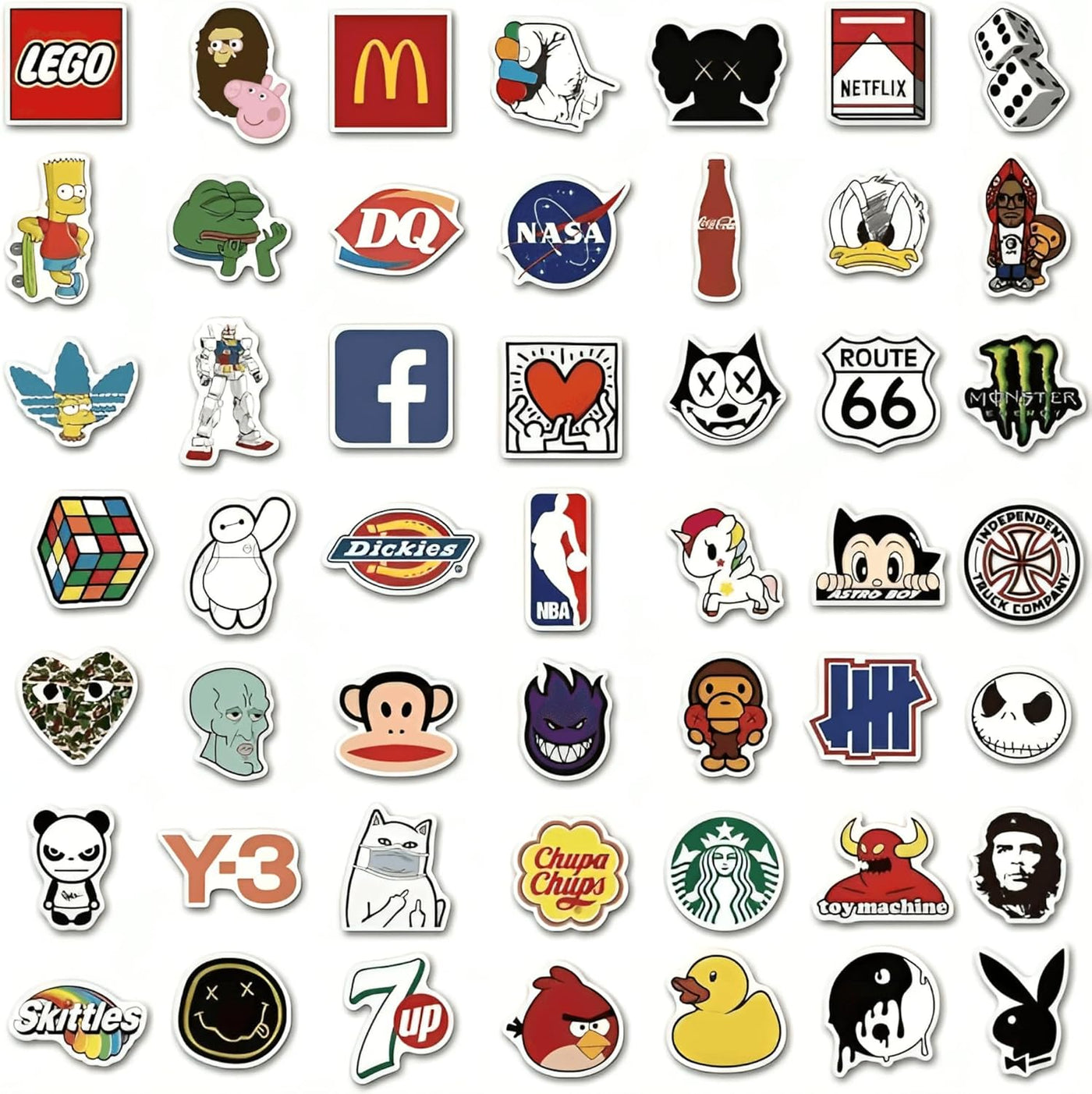 100PCS Random Vinyl Stickers Bulk Pack – Waterproof Stickers for Kids, Teens & Adults – Cute Funny Stickers for Water Bottles, Laptops, Helmets, Phone Cases, Scrapbooking, Art & More