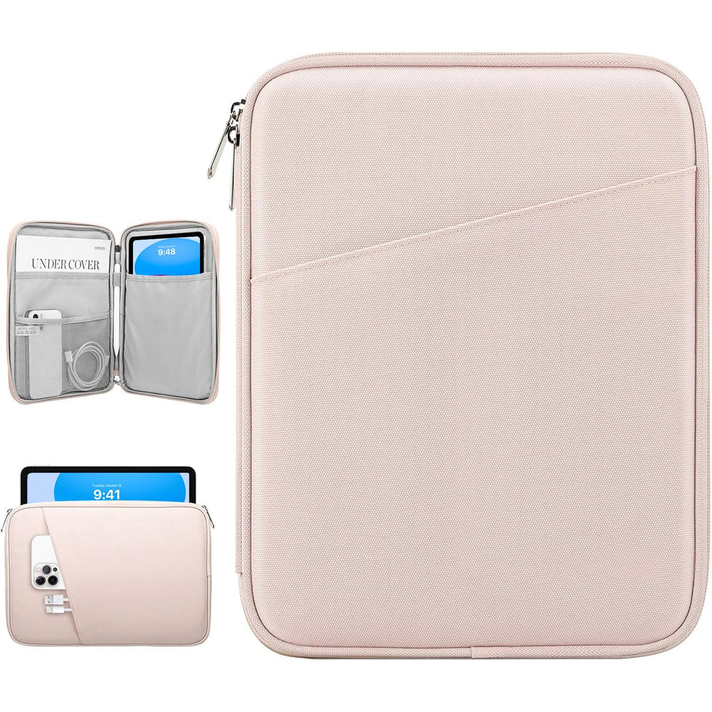 Dadanism 9-11" Tablet Sleeve Bag Carrying Case for iPad (A16) 11th Gen 11", iPad 10th Gen 10.9" Air 5/4, iPad Air M4/Pro 11", iPad 9/8/7th, Galaxy Tab A11+ Plus 11", Remarkable 2 10.3", Black