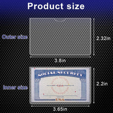 10 Pack Social Security Card Protector Medicare New Credit Card Holder,24 Mil Soft Clear Card for Waterproof SSN Card Protector，ID/Debit/Credit Card Covers Sleeve(10)
