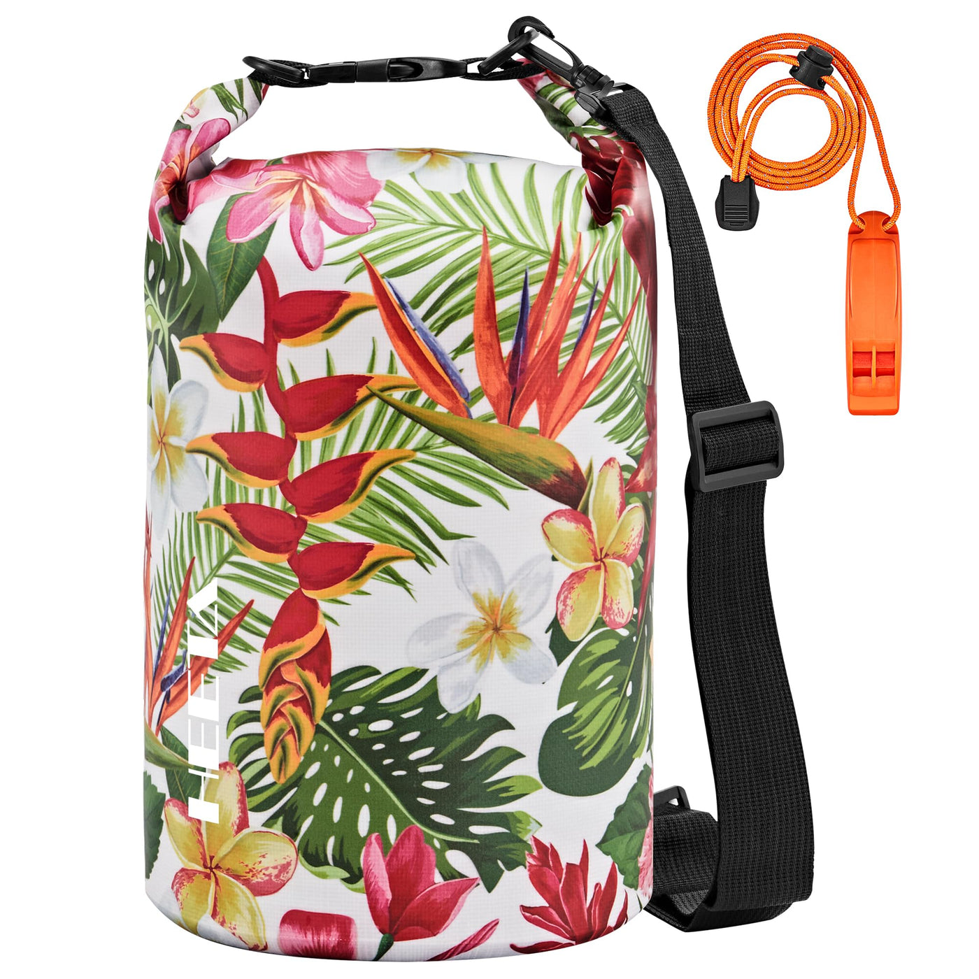 HEETA Waterproof Dry Bag for Women Men, 5L/10L/20L/30L/40L Roll Top Lightweight Dry Storage Bag Backpack with Emergency Whistle for Travel, Kayaking, Boating, Camping, Beach, Cruise Ship Essentials