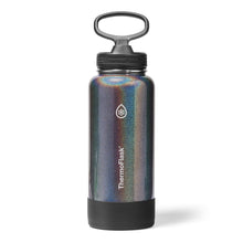 ThermoFlask Stainless Steel Water Bottles 2-Pack - Double-Wall Vacuum Insulated 24 oz BPA-Free Spout Lids - Keeps Drinks Cold 24 Hrs, Hot 12 Hrs - Leakproof, Dishwasher Safe, White/Coral