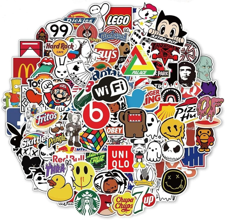 100PCS Random Vinyl Stickers Bulk Pack – Waterproof Stickers for Kids, Teens & Adults – Cute Funny Stickers for Water Bottles, Laptops, Helmets, Phone Cases, Scrapbooking, Art & More