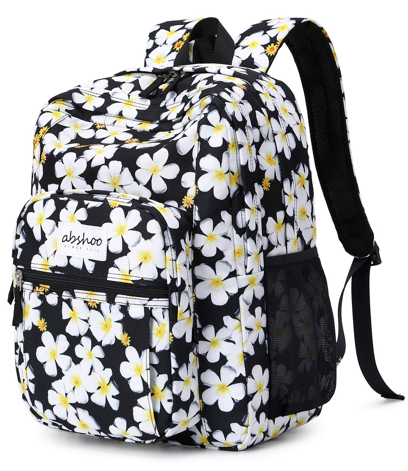 abshoo Classical Basic Womens Travel Backpack For College Men Water Resistant Bookbag (Black)