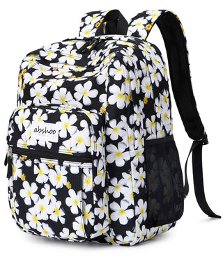 abshoo Classical Basic Womens Travel Backpack For College Men Water Resistant Bookbag (Black)