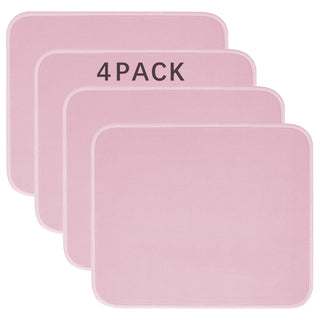 12 PCS Black Mouse pad Bulk with Stitched Edge,10.2x8.3inches 3mm Thickness Premium Textured Non-Slip Rubber Base Washable for Office and Home Use