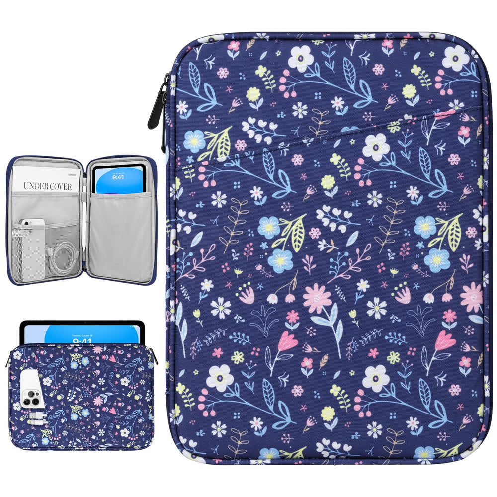 Dadanism 9-11" Tablet Sleeve Bag Carrying Case for iPad (A16) 11th Gen 11", iPad 10th Gen 10.9" Air 5/4, iPad Air M4/Pro 11", iPad 9/8/7th, Galaxy Tab A11+ Plus 11", Remarkable 2 10.3", Black