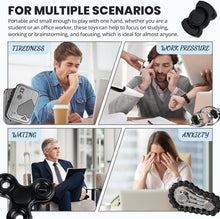 5 Pcs Fidget Toys Adults Metal Fidgets Toy Set Magnetic Spinners Figette Toys for Stress & Anxiety Relief, Office Desk Sensory Toys for Autism ADHD Cool Gadgets Gift for Teen Men Women