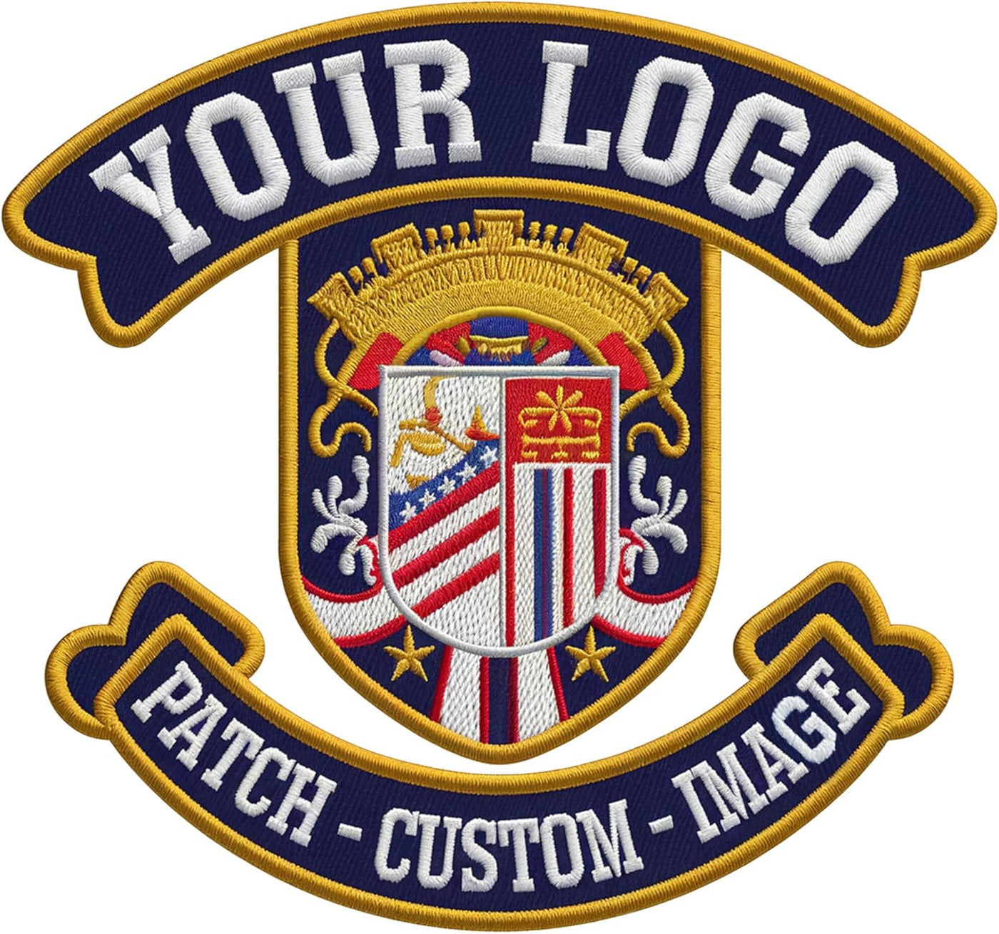 Custom Personalized Logo Embroidered Patches, Any Shape Iron On Sew On Hook and Loop Patch, Custom Image Text Logo Patches, Patch for Backpacks, Jacket, School, Team, Group