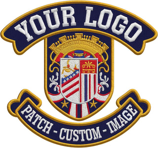 Custom Personalized Logo Embroidered Patches, Any Shape Iron On Sew On Hook and Loop Patch, Custom Image Text Logo Patches, Patch for Backpacks, Jacket, School, Team, Group