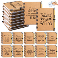 20pcs/10 Sets Employee Appreciation Gifts Bulk, 10 Inspirational Notebooks & 10 Motivational Pens for Coworker Gifts, Team Building, Nurse, Volunteer, DSP, Housekeeping, EVS Staff Office Gift