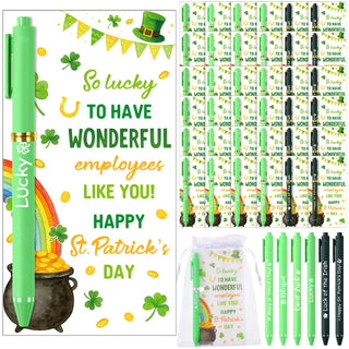 Marspark 30 Set Welcome Back to School Gifts Bulk Ballpoint Pens and Greeting Cards Set with Bags Twist Ties Composition First Day of School Gifts for Teacher Student Classroom Party Favors Supplies