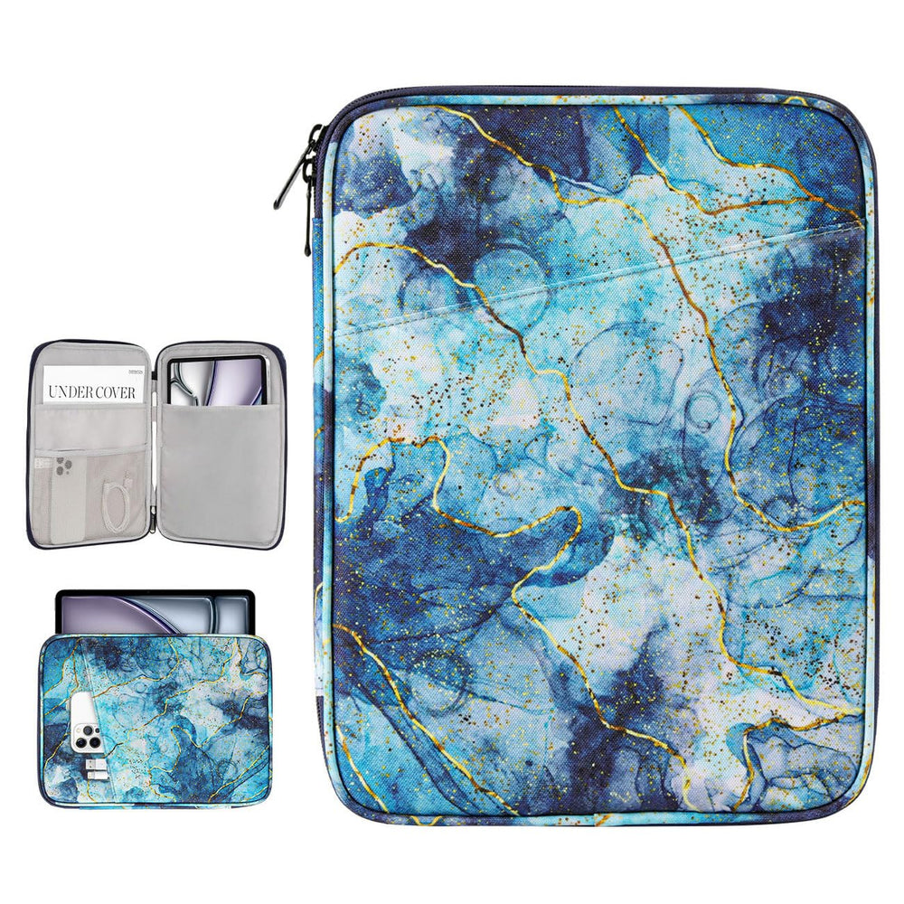 Dadanism 9-11" Tablet Sleeve Bag Carrying Case for iPad (A16) 11th Gen 11", iPad 10th Gen 10.9" Air 5/4, iPad Air M4/Pro 11", iPad 9/8/7th, Galaxy Tab A11+ Plus 11", Remarkable 2 10.3", Black