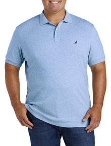 Nautica Men's Classic Fit Short Sleeve Dual Tipped Collar Polo Shirt