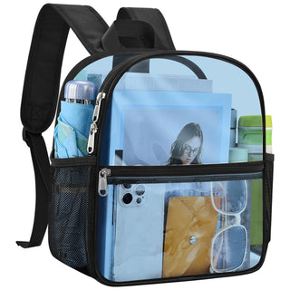 USPECLARE Clear Backpack for Stadium Approved 12×6×12, Water proof Clear Bag for Stadium Events and Concert Work Sport Event