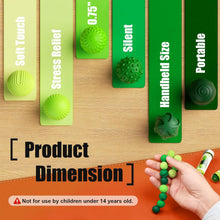 Silicone Magnetic Balls, Fidget Toys, 6-Pack Stress Relief Toys for Adults, Teens, Sensory Toy for Fingers Hands, Quiet Office Desk Toys with Textures, Magnet Fidget Fun Gift