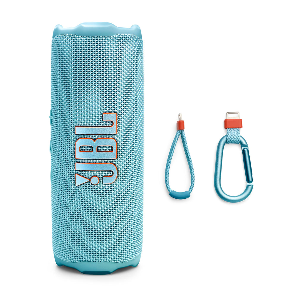 JBL Flip 7 - Portable Waterproof and Drop-Proof Speaker, Bold JBL Pro Sound with AI Boost, 16Hrs of Playtime, and PushLock System with Interchangeable Accessories (Blue)