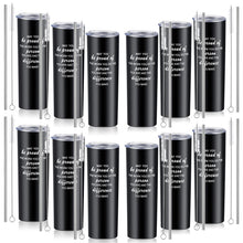 Lallisa 12 Sets Thank You Gifts for Men Women Insulated Stainless Steel Travel Tumbler Mug 20oz Inspirational Appreciation Christmas Gifts for Boss Teacher Employee Coworker Friends(Colorful)