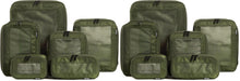 Aerotrunk Compression Packing Cubes for Travel - Luggage Organizer Bags - Double Zipper Packing Cubes for Suitcases (6-Pack, Beige)