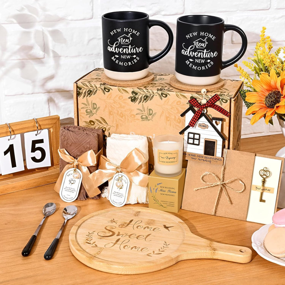 YHRJWN 13 Pcs House Warming Gifts New Home, New Home Gift Ideas, Housewarming Gift for Homeowners Women Men Friends, Closing Gifts for House Buyers