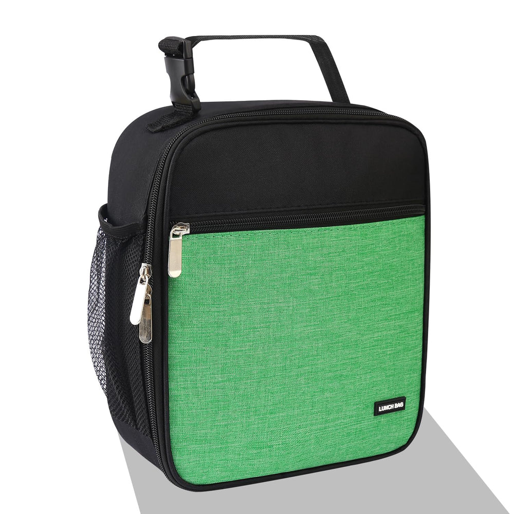 Lovoeo Lunch box Lunch bag for men women Insulated Lunchbox Lunch bags for Work Picnic Travel (Black)