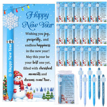Marspark 30 Set Welcome Back to School Gifts Bulk Ballpoint Pens and Greeting Cards Set with Bags Twist Ties Composition First Day of School Gifts for Teacher Student Classroom Party Favors Supplies