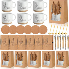 Vesici Thank You Gifts Set Employee Appreciation Gifts Coffee Mug with Spoon Inspirational Journal Notebook Ballpoint Pen Present Set for Team Coworker Staff Teacher Nurse CNA Week(36 Pcs)