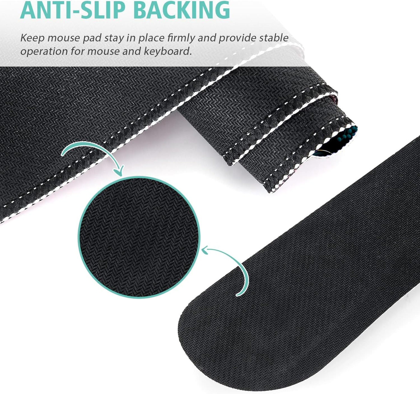 Keyboard Mouse Pad Set,Large Gaming Mouse Pad+Keyboard Wrist Rest+Wrist Rest+Coaster,Computer Desk pad Set Wrist Support for Office Desktop Laptop. (35.4" x 15.7") Extended Desk Mat (Floral)