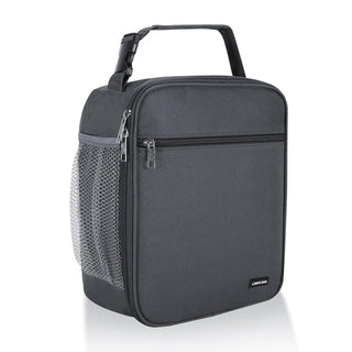 Lovoeo Lunch box Lunch bag for men women Insulated Lunchbox Lunch bags for Work Picnic Travel (Black)