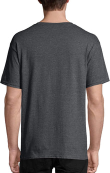 Hanes Men's Short Sleeve T-Shirt Pack, Big & Tall, Crewneck Cotton T-Shirts for Men, Value Packs