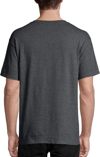 Hanes Men's Short Sleeve T-Shirt Pack, Big & Tall, Crewneck Cotton T-Shirts for Men, Value Packs