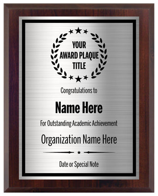 Award Plaques Personalized with Your Text and Title - Engraved Plaque Customized for Employee Appreciation, Recognition, Retirement, Service, Thank You, and more - Custom Awards for Employees, Co-Worker, Friends - Choose Your Size: (6x8 Gold/Black)