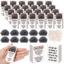 Wettarn 75 Sets Appreciation Gifts Cute Stress Balls with Support Boxes Bulk Party Favors for Employee Coworker Team Group Stuffers Office Prizes Positive Desk Decor