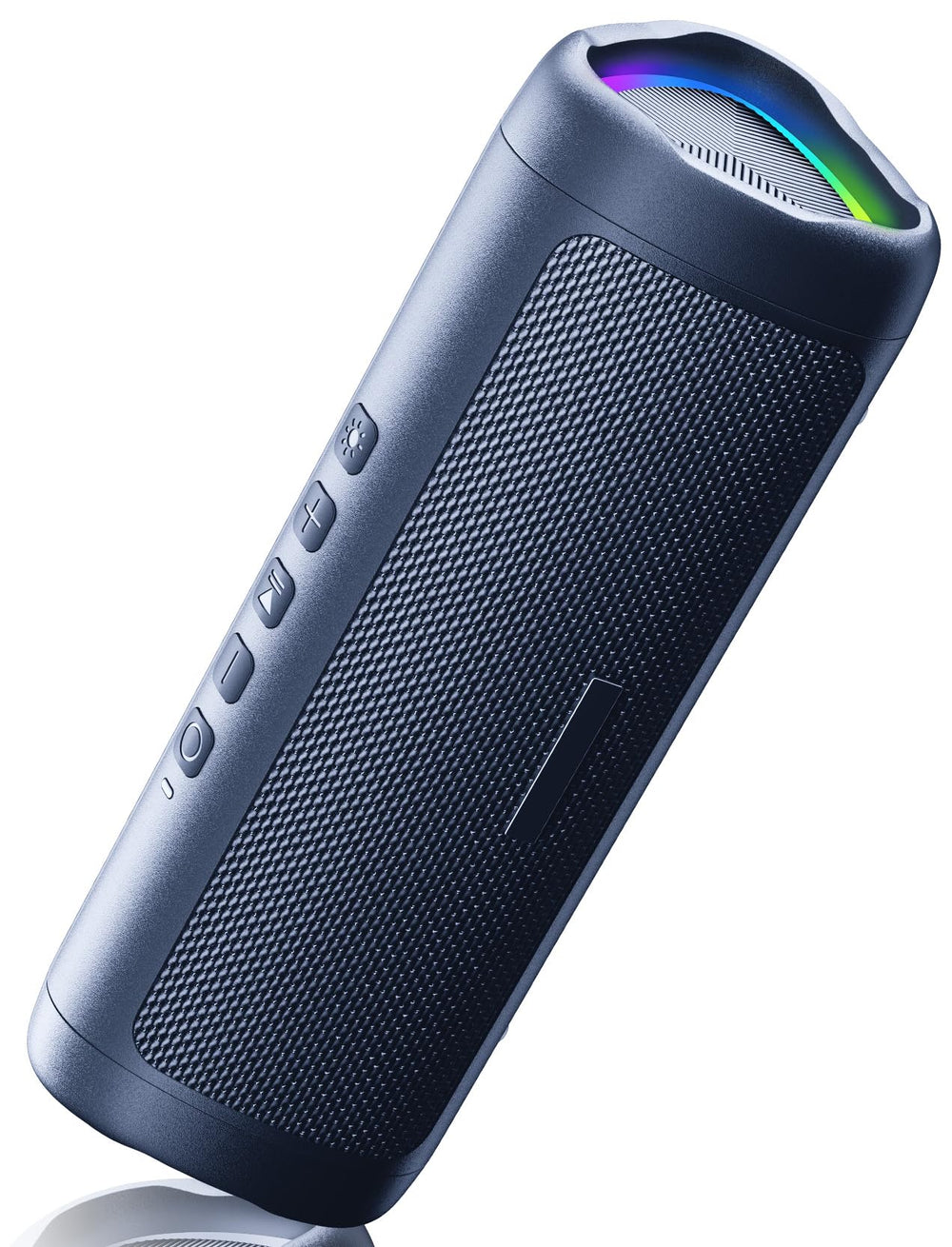 Bluetooth Speaker, 20W HD Sound, Portable Wireless, IPX5 Waterproof, Up to 24H Playtime, TWS, for Home/Party/Outdoor/Camping/Beach Essentials, Birthday Gift for Fathers Day Men Dad Husband (Black)
