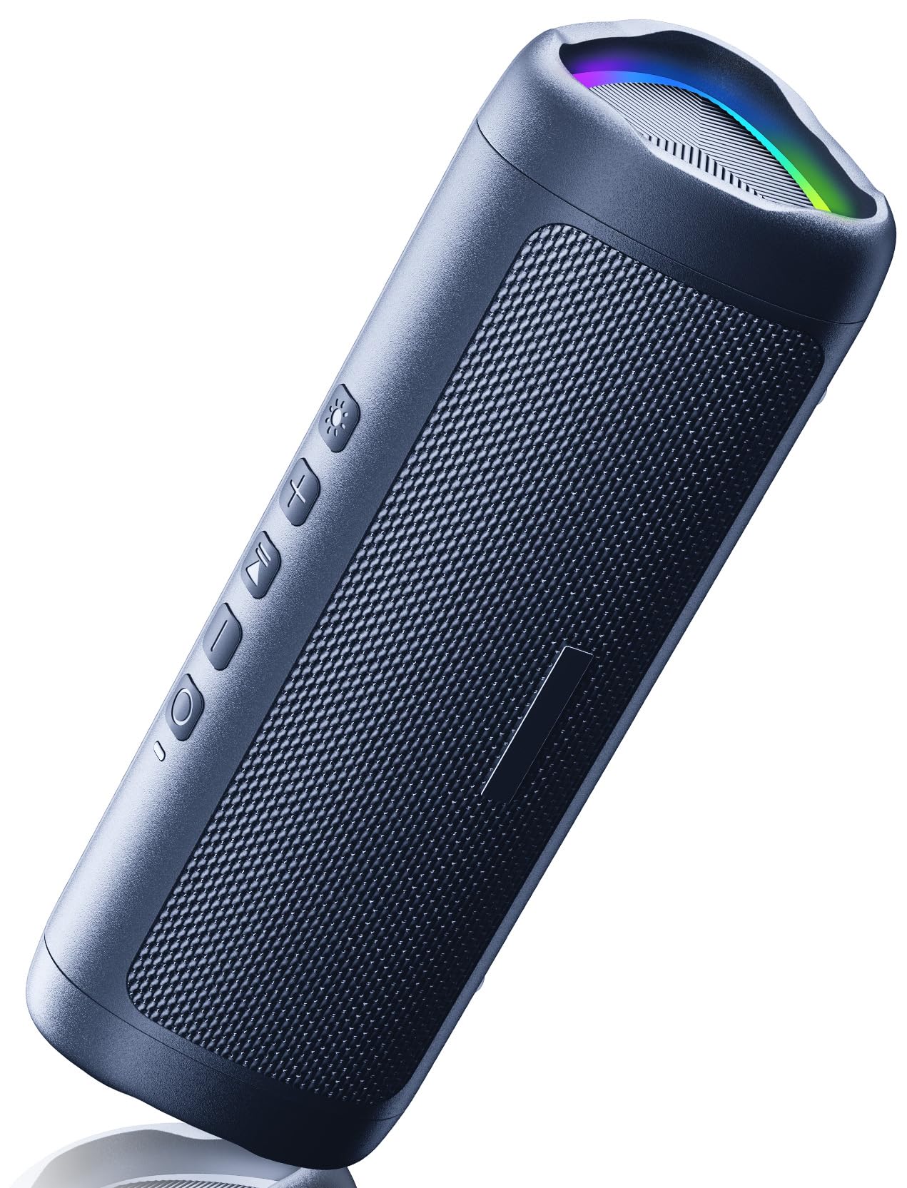 Bluetooth Speaker, 20W HD Sound, Portable Wireless, IPX5 Waterproof, Up to 24H Playtime, TWS, for Home/Party/Outdoor/Camping/Beach Essentials, Birthday Gift for Fathers Day Men Dad Husband (Black)