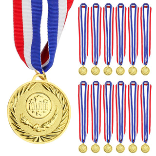 Gold Medals for Awards,1st Winner Medals for Sports, Competitions, Party, Olympic Style, 2 Inches