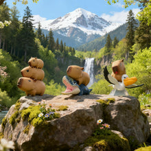 Forest Capybara Blind Box Figures, Random Design Action Figures Collectible Toys Home Decorations for Gifts, Single Box