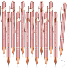 Zonon 12 Pcs Inspirational Pens Gift Set Funny Ballpoint Pen with Stylus Tip Motivational Graduation Gifts Bulk for Teacher Coworkers Nurse School Office Supplies(Morandi,Boss Lady)