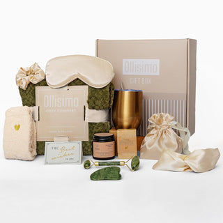 Luxury Spa Gift Basket for Women Self Care Kit, Hug in a Box, Get Well Soon Package, Thinking of You Gift, Birthday Box, Relaxing Set, Sympathy Present for Her, Mom, Wife, Sister, Friend