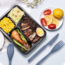 Reusable Wheat Straw Utensil Set 3-in-1 Portable Travel Cutlery Kit with Knife Fork Spoon in Compact Case for Camping and Everyday Use, Green
