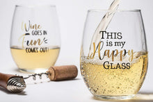 Lillian Rose Wine Glass Set With Fun Sayings